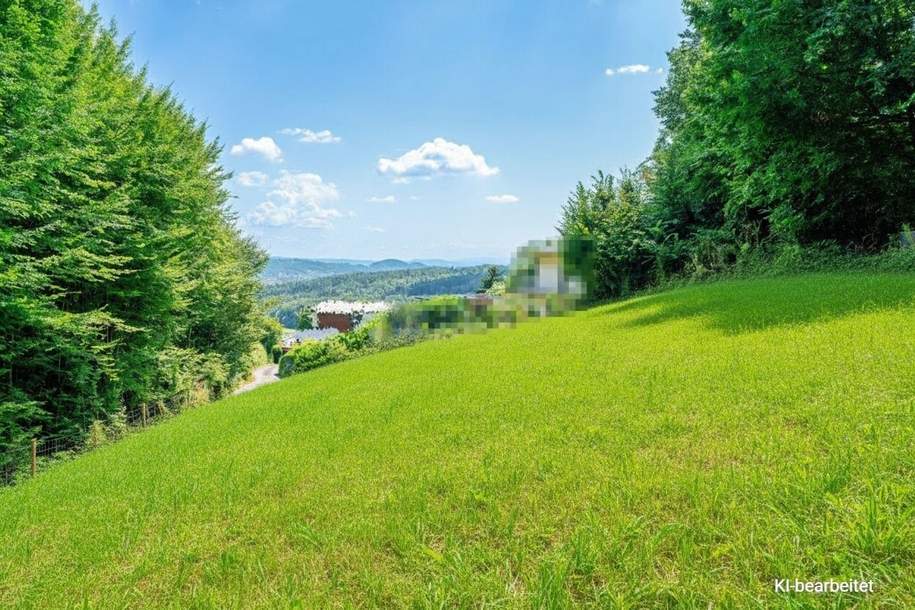 Erhöht gelegenes 911 m² Baugrundstück samt 5.000 m² Eigenwald in Stattegg, Grund und Boden-kauf, 289.000,€, 8046 Graz(Stadt)