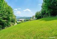 Erhöht gelegenes 911 m² Baugrundstück samt 5.000 m² Eigenwald in Stattegg