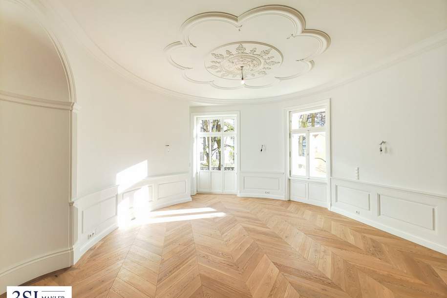 Grand Park Residence: exquisiter 3 Zimmer Stilaltbau als Erstbezug, Wohnung-kauf, 1.250.000,€, 1090 Wien 9., Alsergrund