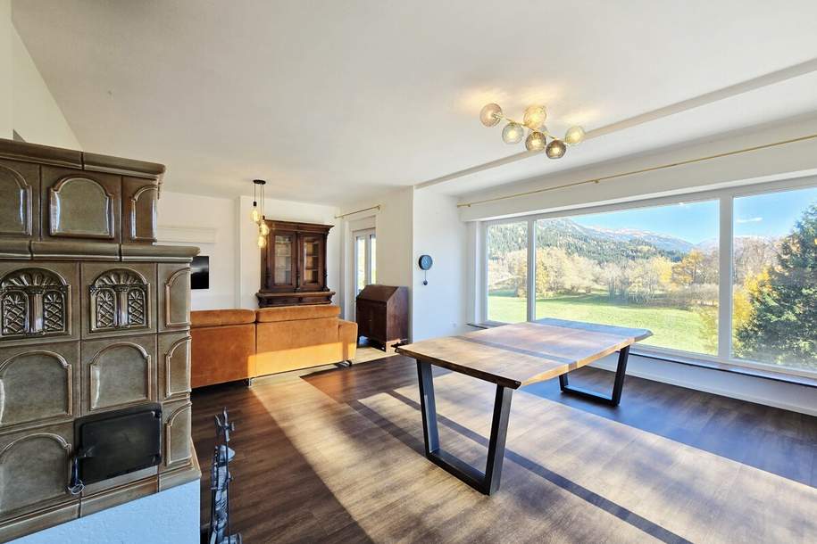 Wohlfühlwohnung für Paare mit 40 m² Südterrasse und See- & Bergblick, Wohnung-miete, 1.470,00,€, 9871 Spittal an der Drau