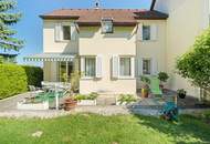 Reiheneckhaus in Bisamberg : 4 Zimmer, 1160m2 Garten & 2 Terrassen , Garage.....Ihr Zuhause!
