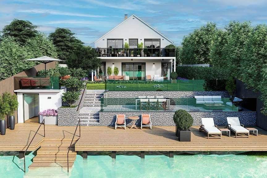 Grundstück direkt am See in Baden mit Baubewilligung, Grund und Boden-kauf, 650.000,€, 2500 Baden