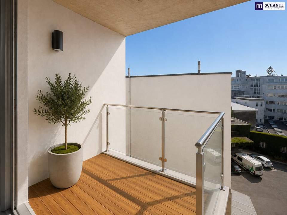 Stilvoll wohnen oder klug investieren – hochwertiger Erstbezug mit Balkon im Innenhof!