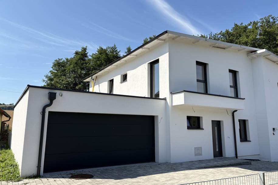 Moderne belagsfertige Doppelhaushälfte mit Garten, Doppelgarage und 4 Schlafzimmern, Haus-kauf, 425.000,€, 4224 Freistadt
