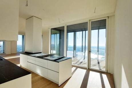 ***PENTHOUSE mit Blick über Wiens Innenstadt!*** Pool, Fitness & Sauna inkl., Wohnung-miete, 1.940,00,€, 1220 Wien 22., Donaustadt