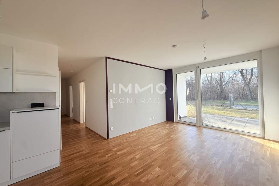 EDI N° 7 - 3-Zimmer-Erdgeschosswohnung | Loggia | 184 m² Eigengarten | Großzügige Räume | Naturblick, Wohnung-kauf, 223.250,€, 1210 Wien 22., Donaustadt