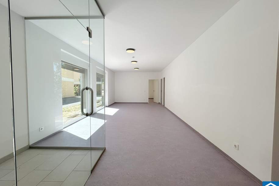 Ordination / Büro im Wohnquartier WILDGARTEN – Arbeiten in grüner Ruhelage am Rosenhügel, Gewerbeobjekt-miete, 1.458,34,€, 1120 Wien 12., Meidling