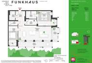 FUNKHAUS - Familienwohnung mit riesigem Wohnbereich und zwei Balkonen