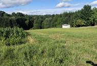 Sonniges Grundstück mit Wiese und Wald in Ruhelage in der Thermenregion!