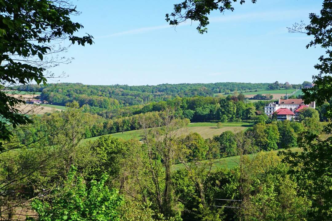 Baugrundstück mit herrlicher Aussicht in Hanglage