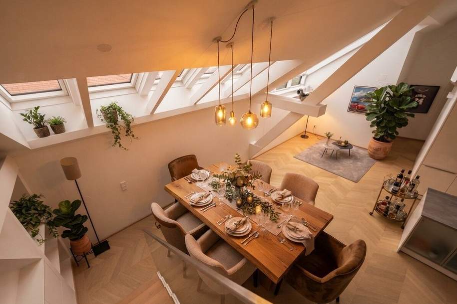 *1010 // RUDOLFSPLATZ LIVING // Wunderschön sanierte DG-Wohnung in Toplage//, Wohnung-miete, 4.555,63,€, 1010 Wien 1., Innere Stadt