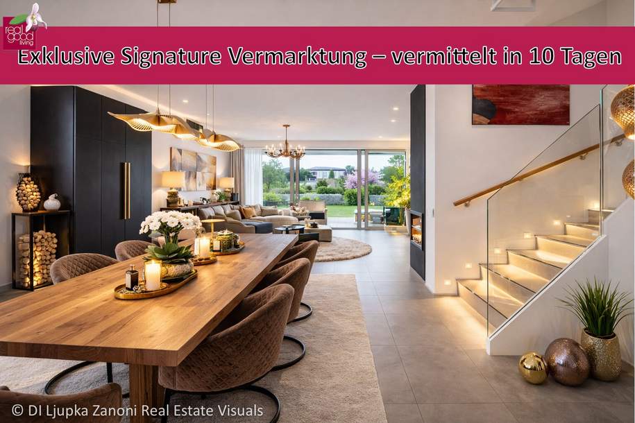 Möbliertes Designer-Doppelhaus mit Spa &amp; Pool nahe Wien, Haus-kauf, 1.690.000,€, 2380 Mödling