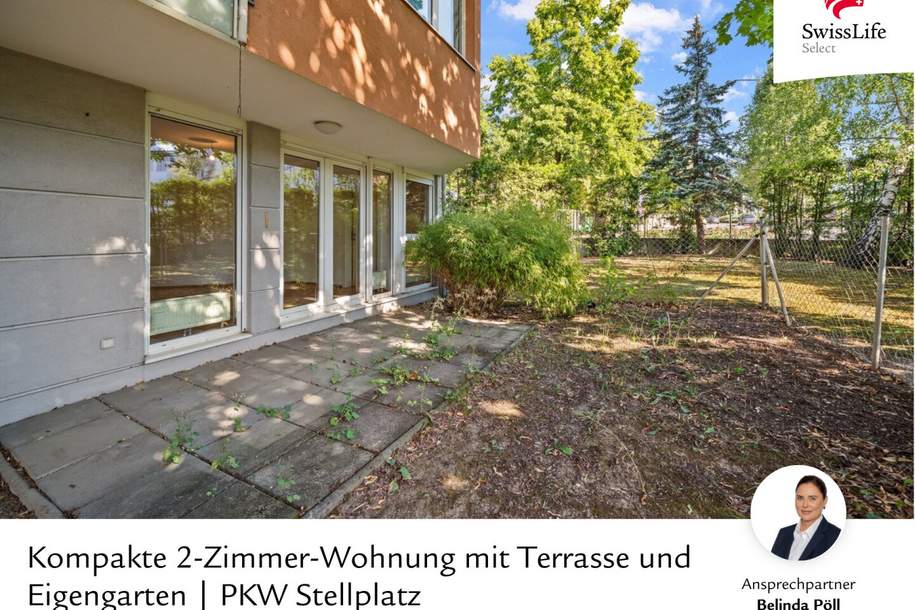 Kompakte 2-Zimmer-Wohnung mit Terrasse und Eigengarten | PKW Stellplatz, Wohnung-kauf, 285.000,€, 1190 Wien 19., Döbling