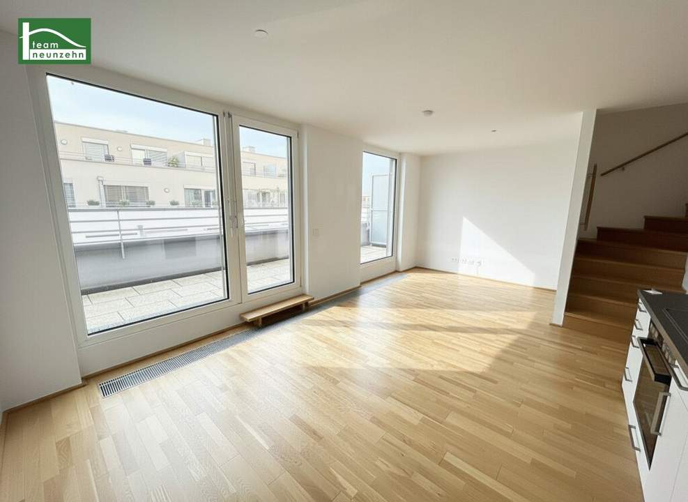 Maisonette mit 3 Terrassen entlang der Prager Straße! Straßenbahn, S-Bahn und Grünflächen in direkter Umgebung!