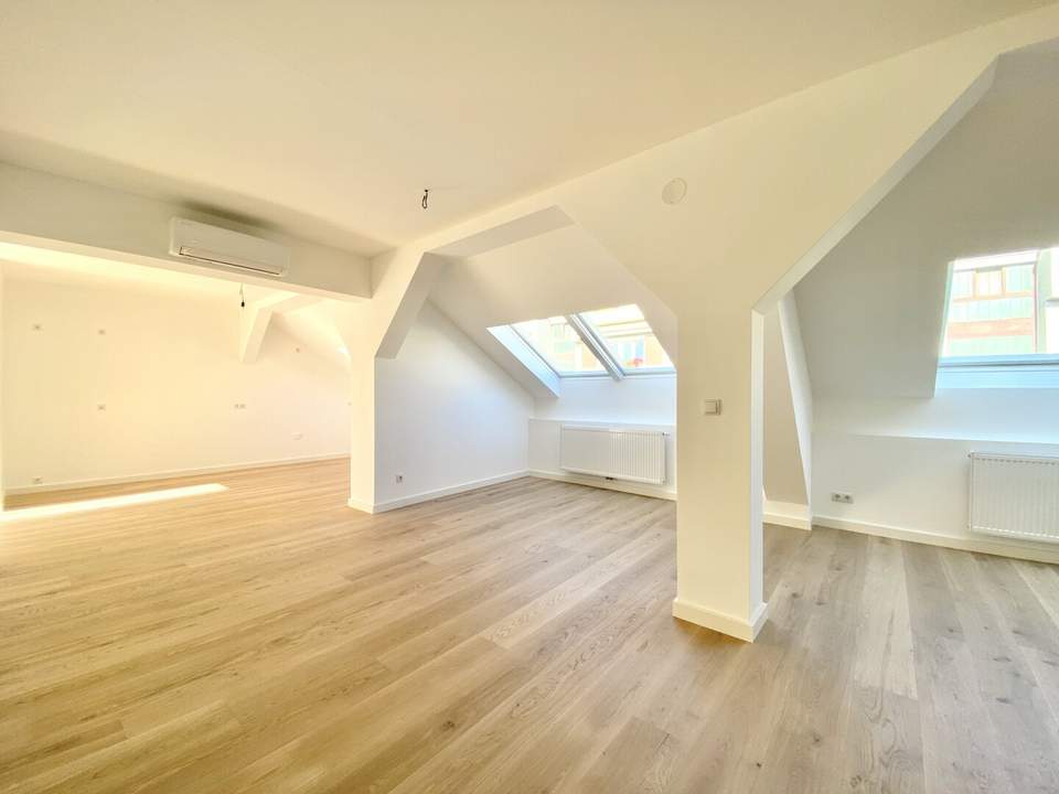 Exklusive Dachgeschosswohnung in bester Lage im 3. Bezirk | 2 Bäder
