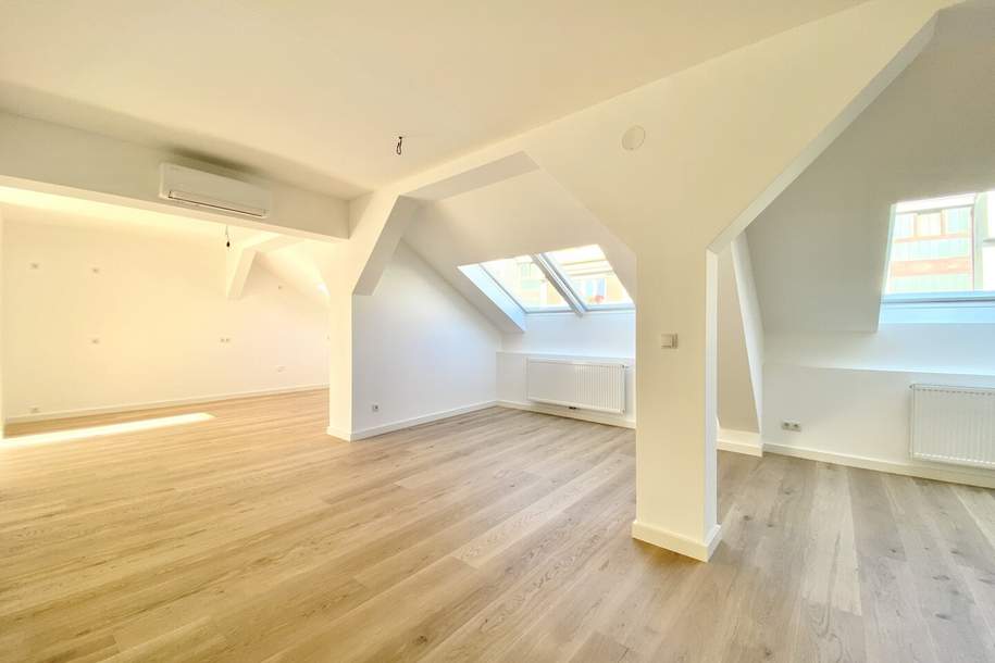 Exklusive Dachgeschosswohnung in bester Lage im 3. Bezirk | 2 Bäder, Wohnung-kauf, 1.100.000,€, 1030 Wien 3., Landstraße