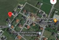 Vollaufgeschlossener Baugrund in Kirchberg bei Mattighofen – 722 m², lastenfrei, ohne Bauzwang
