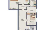 Geräumige 3-Zimmer-Wohnung mit Loggia und optimaler Infrastruktur