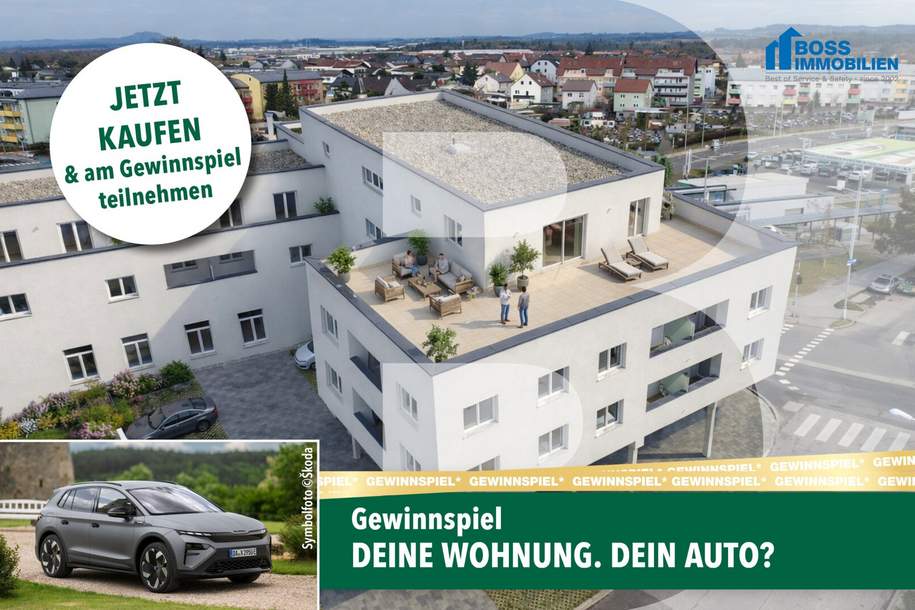 Modern Living | Top 20 | Penthouse im Zentrum von Traun, Wohnung-kauf, 649.000,€, 4050 Linz-Land