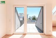 Moderne 2-Zimmer-DG-Wohnung mit Terrasse in 1220 Wien – Erstbezug auf Eigengrund - JETZT ANFRAGEN