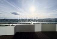 Erstbezug DANUBEFLATS mit Gym, Saunen, Pool, Bar & Lounge, TOP-Blick Stephansdom, Neue Donau