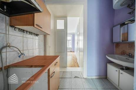 Renovierungsbedürftige Altbauwohnung mit Potenzial nahe Brunnenmarkt, Wohnung-kauf, 172.000,€, 1160 Wien 16., Ottakring