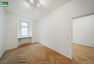 5-Zimmer-Altbauwohnung im schönen Gründerzeithaus im Stuwerviertel. Mit Balkon! Nähe Vorgartenmarkt.
