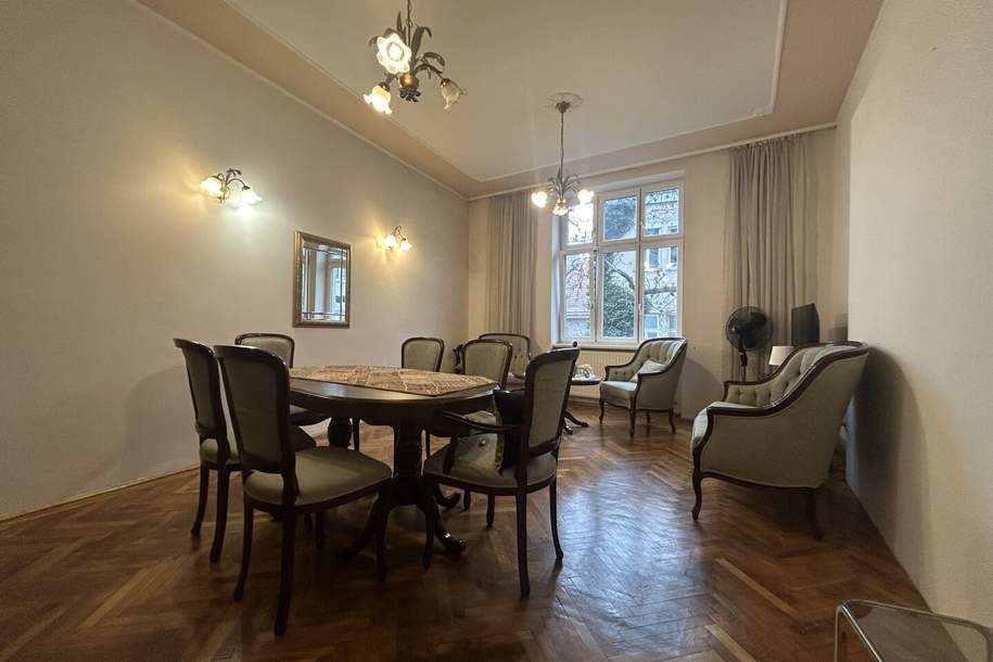 Stilaltbau Nähe U2/U4 Schottenring - Ruhelage - SERVITENVIERTEL - zwischen Porzellangasse und Rossauerlände, Wohnung-miete, 1.699,00,€, 1090 Wien 9., Alsergrund