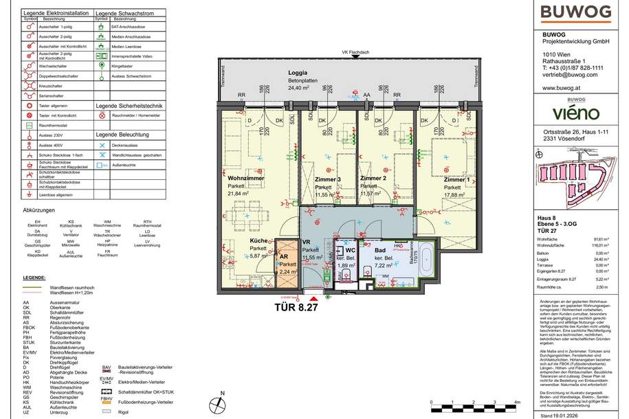 viéno - ERSTBEZUG: Familientraum im DG zum Wohlfühlen ab 11/2026, provisionsfrei vom Bauträger, Wohnung-miete, 2.210,23,€, 2331 Mödling