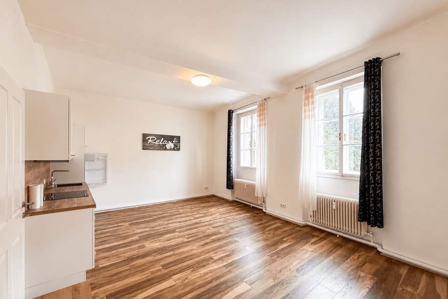 Wohnen im historischen Hoferhaus Bad Aussee – 2-Zimmer-Apartment | Ferien &amp; ZWS möglich, Wohnung-miete, 987,00,€, 8990 Liezen