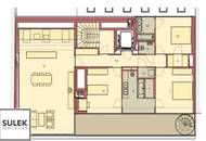 Großzügige DG-Maisonette-Wohnung mit Terrassen inkl. Rundum-Wienblick