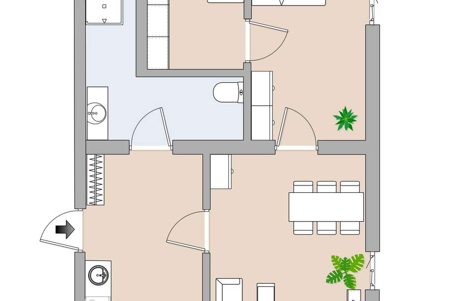 Einladende Wohnung in Wolfsberg, Wohnung-miete, 684,54,€, 9400 Wolfsberg