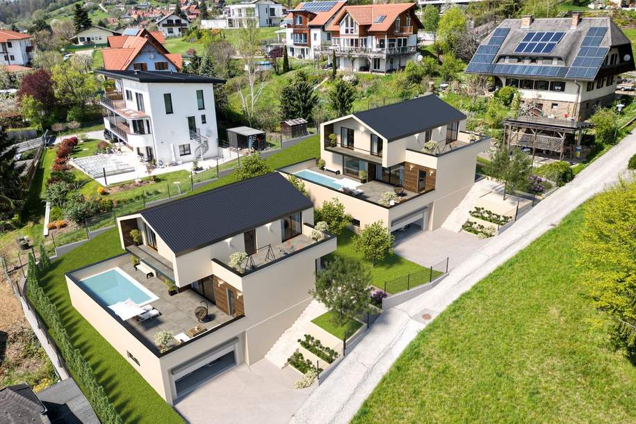 Ihr Traumhaus ist schon geplant – Sonniges Grundstück mit genehmigtem Luxusprojekt, Haus-kauf, 1.620.000,€, 8054 Graz-Umgebung