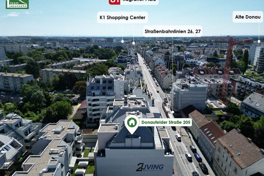 Ruhige Wohnung mit Terrasse und Garten in moderner Neubauanlage inkl. Garagenplatz - Befristet vermietet - Für Anleger und Eigennutzer!, Wohnung-kauf, 389.000,€, 1220 Wien 22., Donaustadt