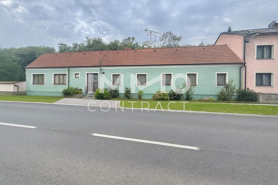 Wohnen und Vermieten – Einfamilienhaus mit zwei Einheiten nahe Bratislava, Haus-kauf, 349.000,€, 2412 Bruck an der Leitha