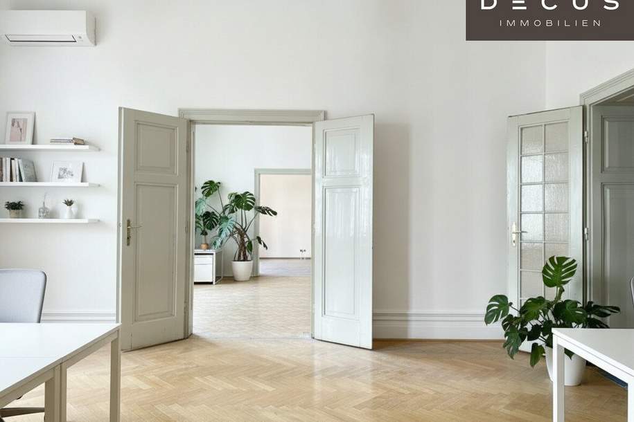 | Helle Altbaubürofläche (ab Februar/März 2027) | in unmittelbarer Nähe WIEN MITTE, Gewerbeobjekt-legalform.pacht, 4.370,57,€, 1030 Wien 3., Landstraße