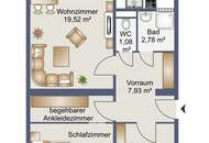 TOLLE 3 ZIMMER-WOHNUNG MIT IDEALEM GRUNDRISS IN ABSOLUTER RUHELAGE