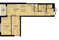 3-Zimmer mit Loggia in Ruhelage