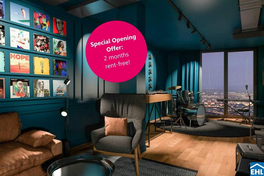 Special Opening Offer: 2 Monate mietzinsfrei!, Wohnung-miete, 2.943,95,€, 1200 Wien 20., Brigittenau