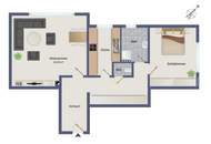 Wohnen, wo andere spazieren gehen – 2 Zimmer in absoluter Toplage im Grünen