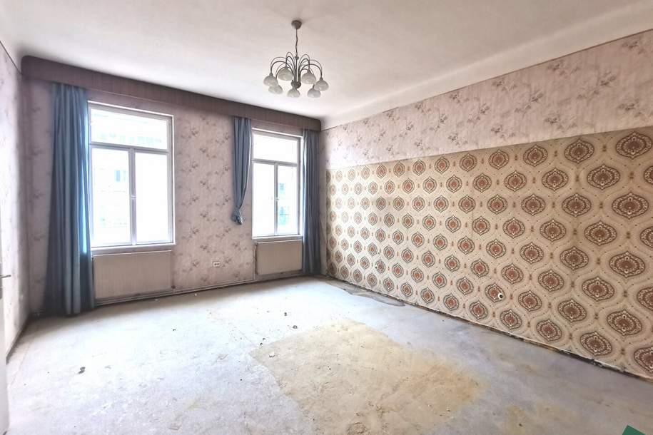 Sanierungsbedürftige Drei-Zimmer-Wohnung direkt an der U3 Schlachthausgasse, Wohnung-kauf, 330.000,€, 1030 Wien 3., Landstraße