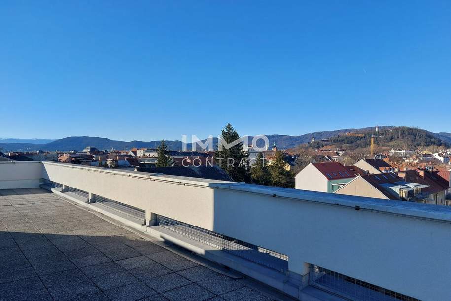 HERZ-JESU-VIERTEL HELLE 2-ZIMMERWOHNUNG IM LETZTEN STOCK MIT SCHÖNEM AUSBLICK + PARKPLATZ, Wohnung-miete, 875,00,€, 8010 Graz(Stadt)