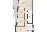 Helle Familien-Wohnung mit außergewöhnlich Ost-West Balkon