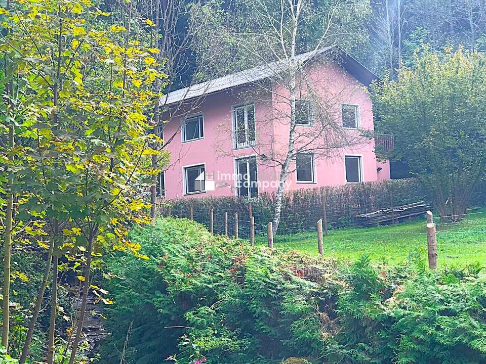 Wohnen am Waldrand mit eigenem Bächlein - Natur pur