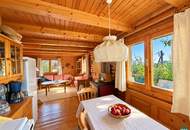 Grünes Paradies am Schafberg | Sonniges Grundstück mit Holzhaus und herrlichem Ausblick