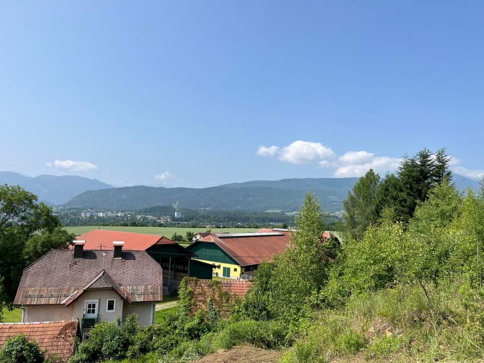 Sonniges Grundstück mit Berg- und Weitblick in Villach / Vassach