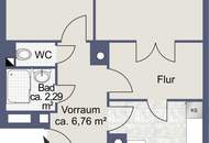 Jacquingasse - Schöne 2-Zimmer-Wohnung im erhöhten Erdgeschoss