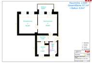 2-Zimmer Wohnung mit Balkon/Loggia und Lift in Linz/Bindermichl - ACHTUNG die Wohnung wird im März 2026 GENERALSANIERT!!