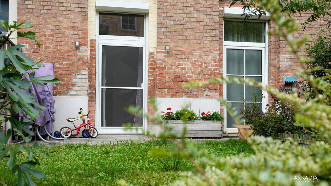 Maisonette-Wohnung mit Terrasse &amp; Garten in zentraler Lage von Korneuburg – Wohnen im generalsanierten Backsteinbau