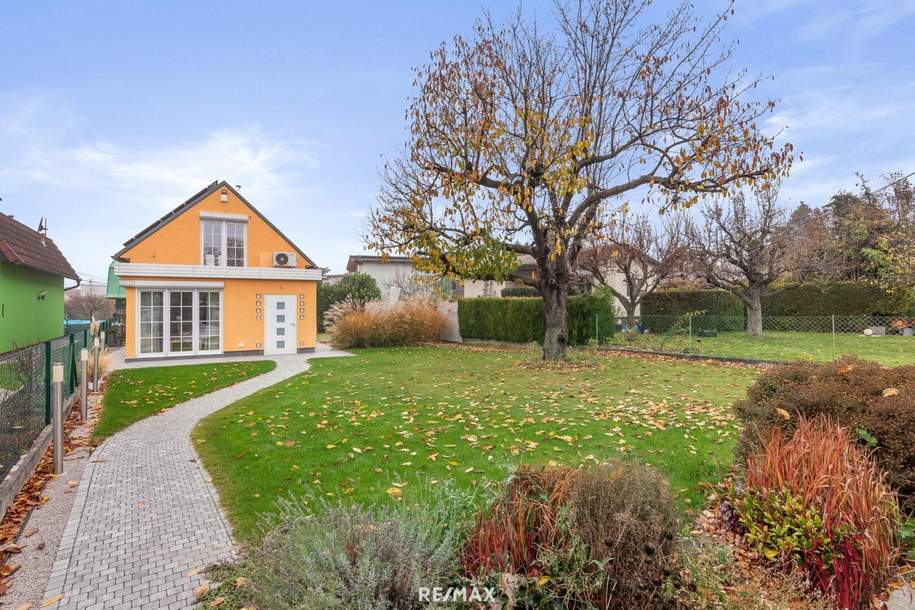 Neuwertiges Wohnhaus mit 479 m² Eigengrund in Kleingarten Simmeringer Haide, Wien 1110, Haus-kauf, 598.000,€, 1110 Wien 22., Donaustadt